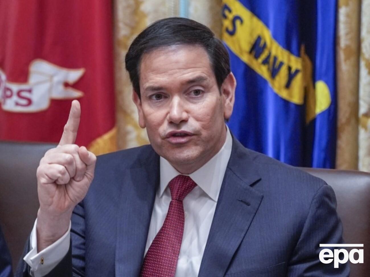 “Не вводимо санкцій проти України”. Рубіо розповів, як, на його думку, США тиснуть на РФ